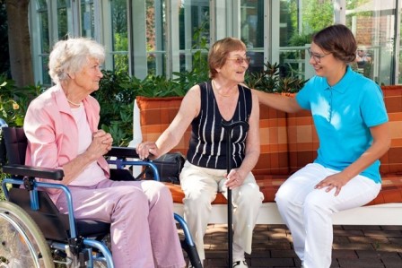 Home Care San Diego Senior at Assisted Living Facility