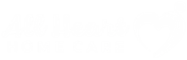All Heart Home Care San Diego White Logo Website