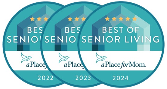 A Place For Mom Best of Senior Living 2022 - 2023 - 2024 Award - AHHC