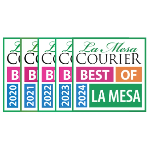 The La Mesa Courier Best in Gold Award 2020-2024