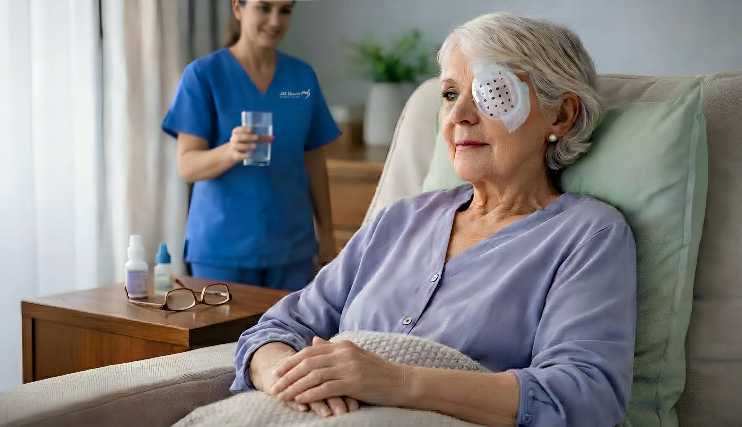 cataract surgery recovery at home